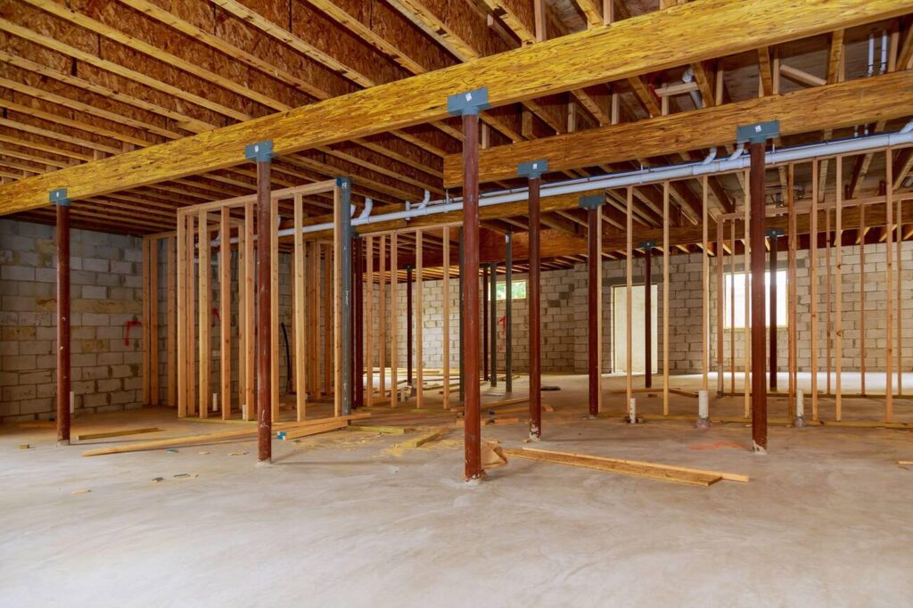 Basement Beams Columns